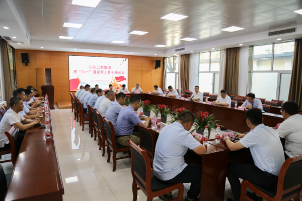 三箭集團(tuán)召開(kāi)慶?！鞍艘弧苯ㄜ姽?jié)退役軍人骨干座談會(huì)